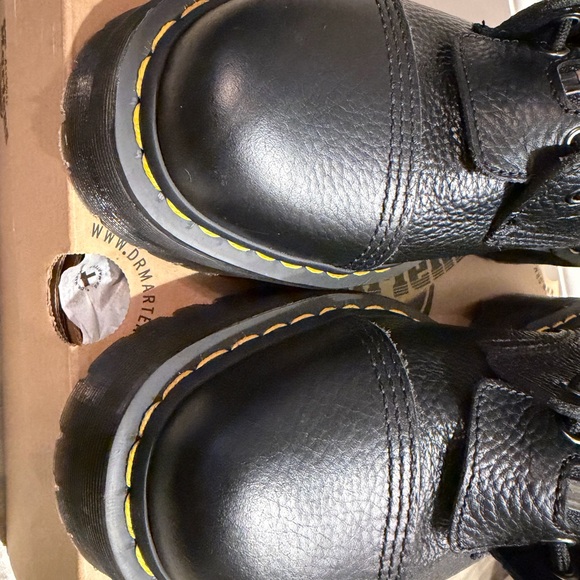 Dr. Martens Sinclair Milled Nappa Leather Platform Boots - Picture 13 of 17